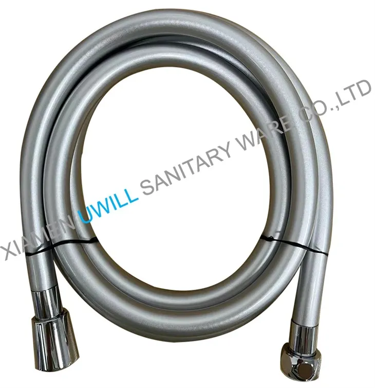 Silver Gray PVC Shower Hose