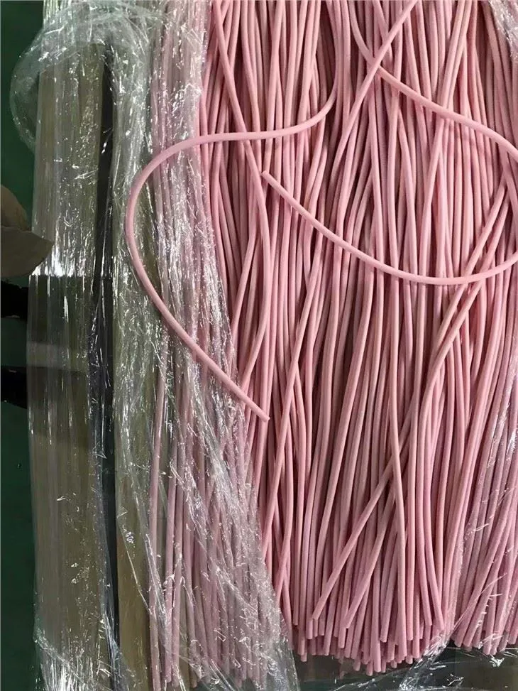 1.6m Length Flexible Plastic Coated Shower Hose Pink Color Without Kinking