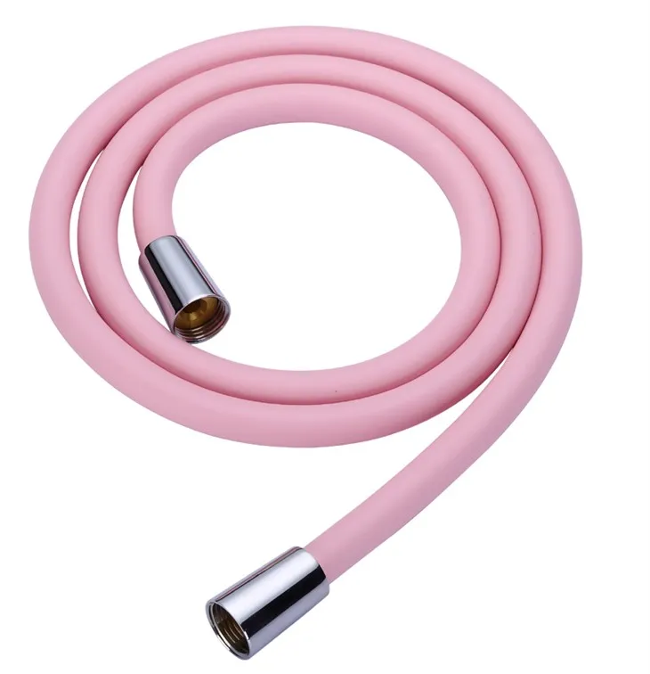 Accesoriu furtun de duș roz deschis